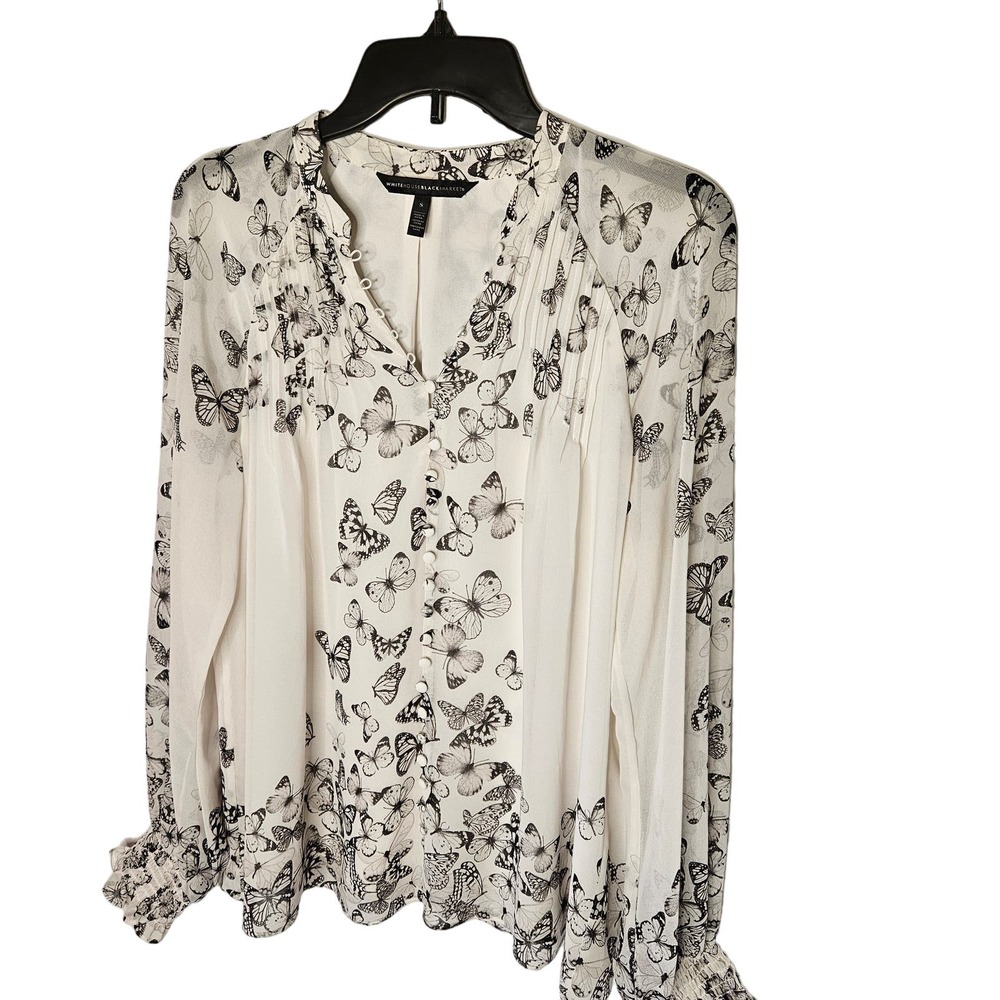 Women's White House Black Market Lined Top Size S